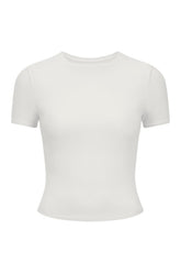365 Sculpting Lounge T-Shirt - Coconut Milk — packshot