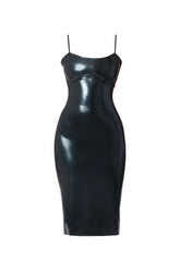 Whistle Latex Mini Dress