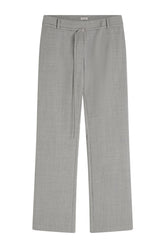 90s Belt Minimal Pants - Concrete — packshot
