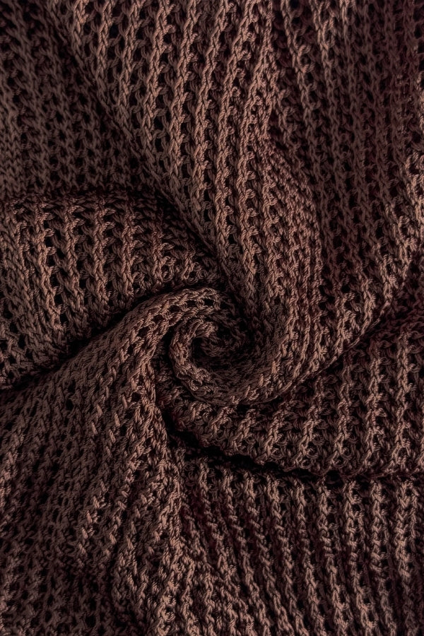 Amaré Crochet Top in Cacao