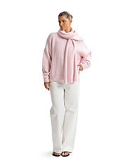 Elliot Knit Scarf Pink