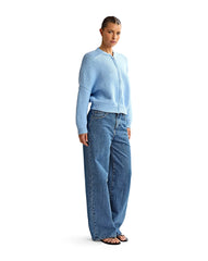 Elliot Knit Zip Jumper Blue