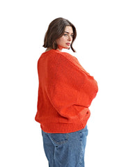 Valentina Knit Jumper Red Marl