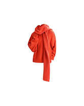 Elliot Knit Scarf Red Marl