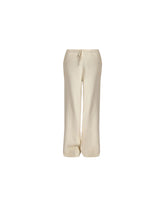 Dion Knit Pants Cream Cropped