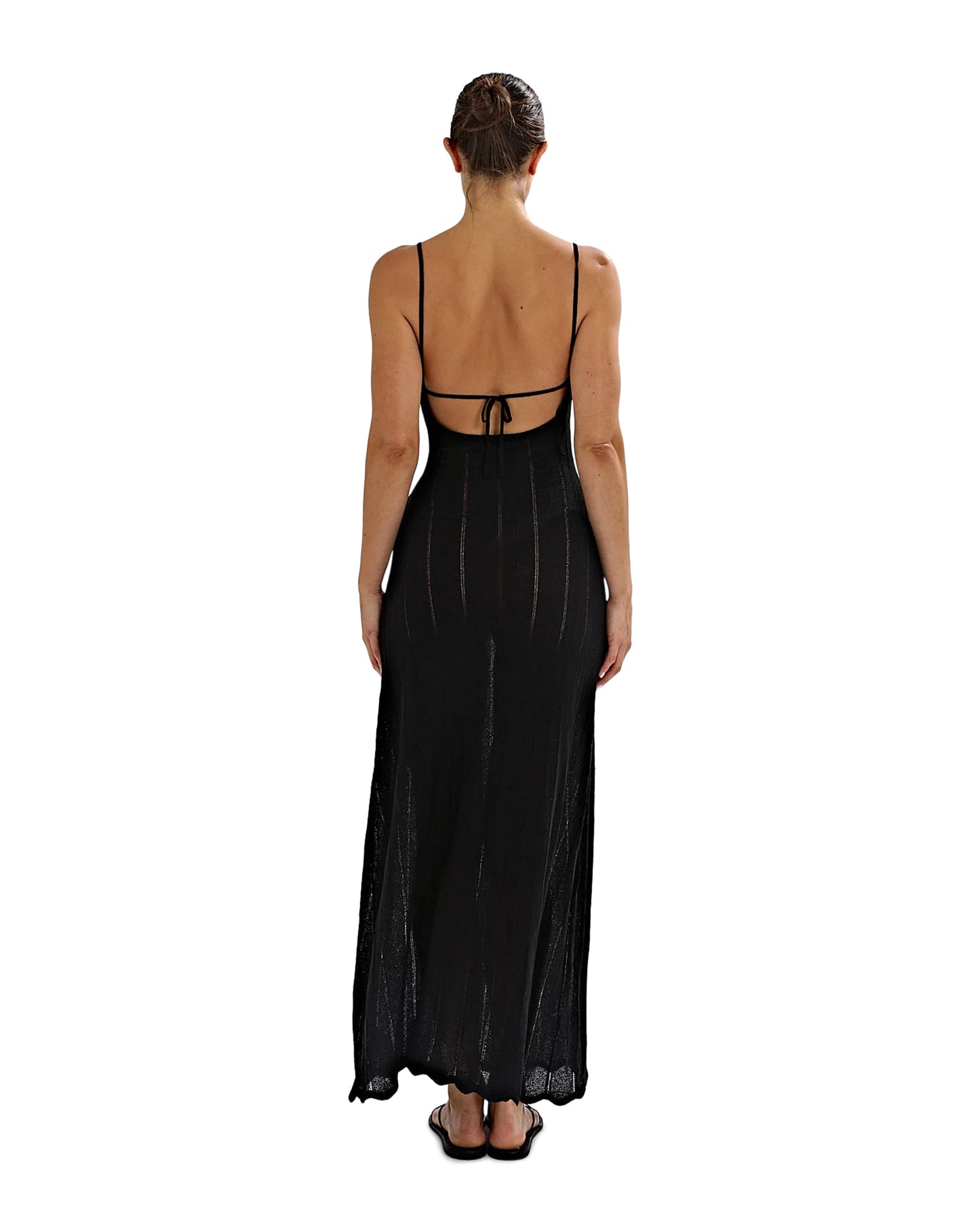 Ariel Knit Maxi Dress Black