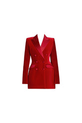 Monica Velvet Blazer Dress