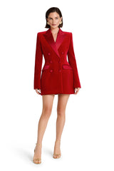 Monica Velvet Blazer Dress