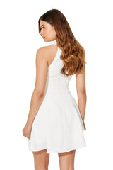 Flowy Collared Mini Dress