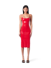 Whistle Latex Midi Dress