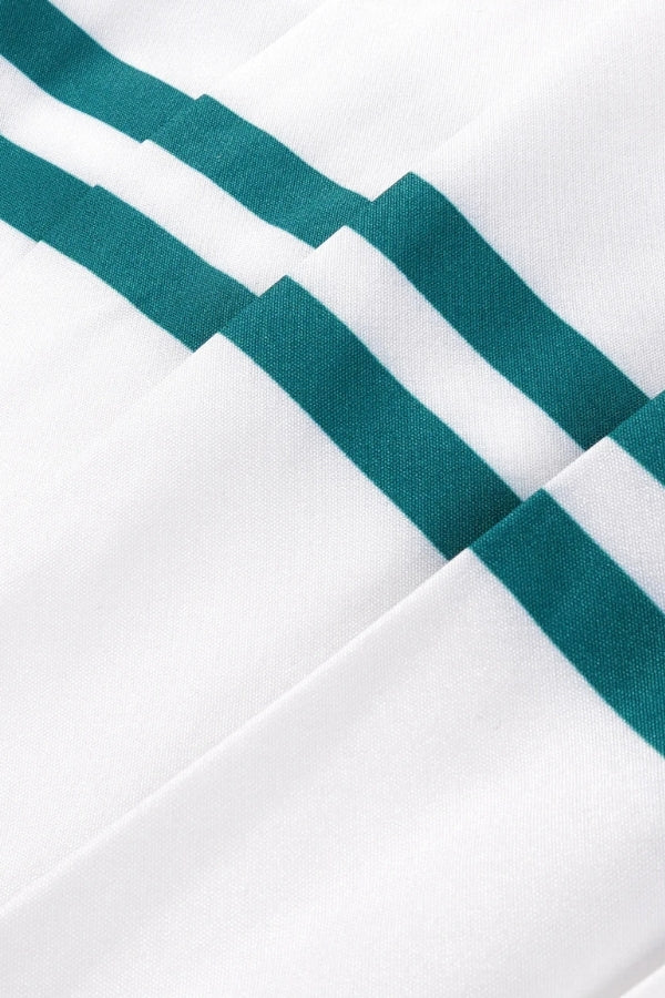 Italic Logo Pleated Skirt