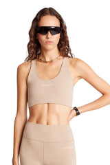 Serif Logo Sport Bra