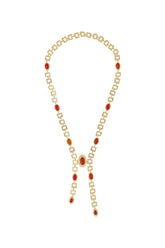 Sombra Necklace in Red Agate