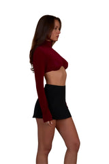Underwire Turtleneck Top