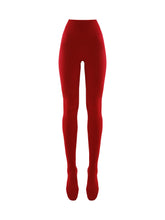 Skin Leggings In Red