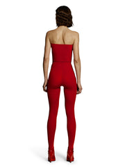 Skin Leggings In Red
