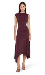 Nara Asym Midi Dress