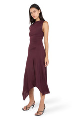 Nara Asym Midi Dress