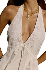 Willow Mini Dress in Céleste