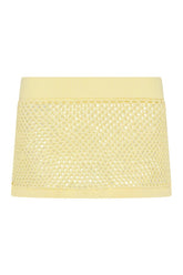 Adaline Crochet Mini Skirt - Whipped Butter — packshot