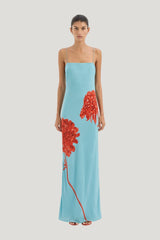 Amelie Slip Dress — model front