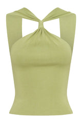 Angelika Twist Front Knit Top — packshot