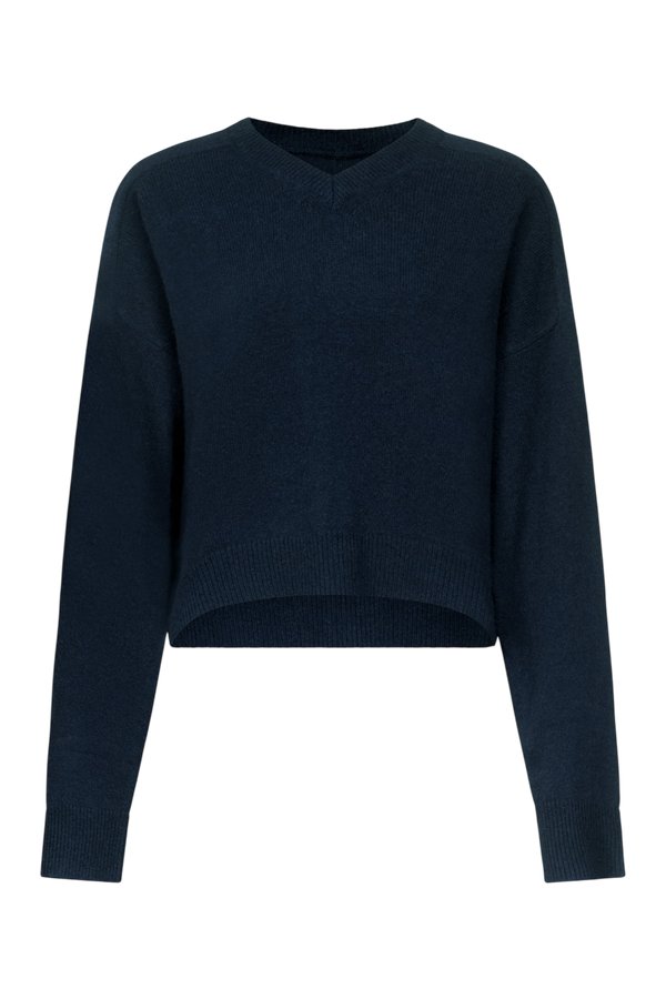 ANZOR LDS V neck cashmere sweater — packshot