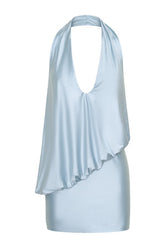 Arabel Draped Halter Mini Dress — packshot