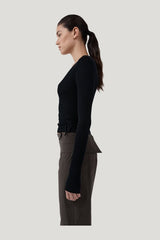Baby Wool Wrap Top — carry 3