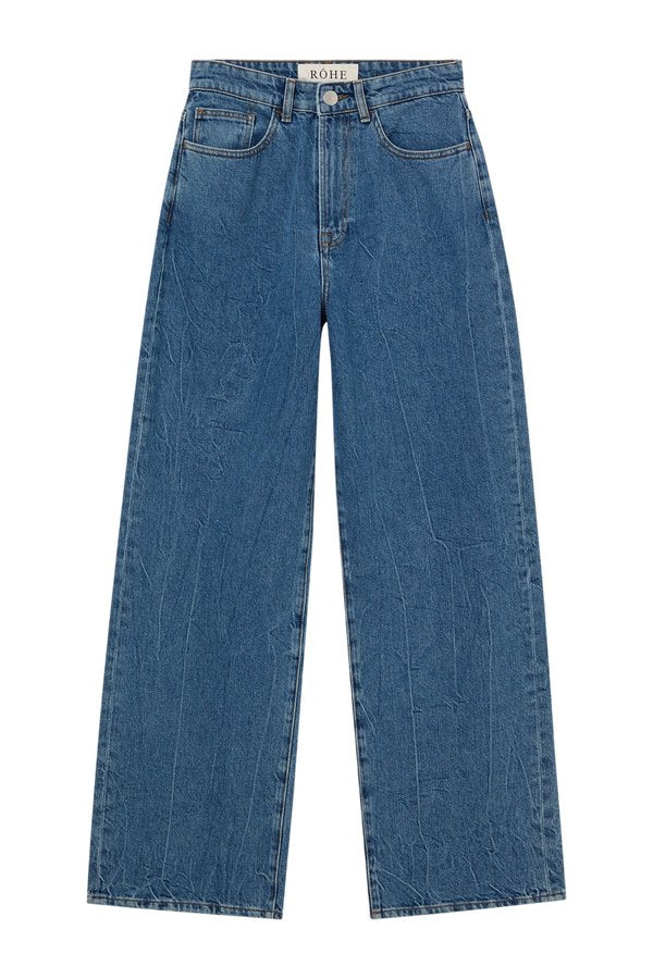 Signature baggy fit denim | mid denim — packshot
