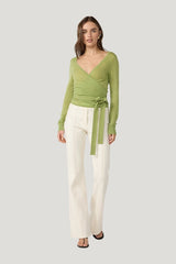 Ballerina Wrap Top — model front