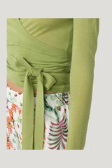 Ballerina Wrap Top — model side
