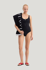 BALTI Zipped swimsuit — model front