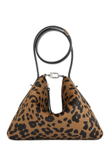 Bevel pony hair wristlet leopard — packshot