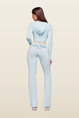 Blare Hoodie - Blue : Baby — model back