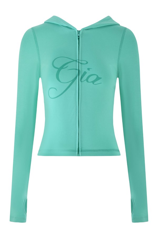 Blare Hoodie - Green : Turquoise : Teal — packshot