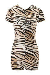 Blare Short Sleeve Romper - Light Tigress — packshot