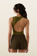 Boat Neck Bodysuit — model back