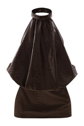 Bubble jumpsuit in Brown Croc — packshot