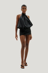 Bubble jumpsuit in Onyx — model front
