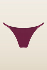 Petal Sheen String Bikini Bottom — model back