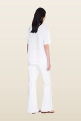 Cade Tee - White — model back