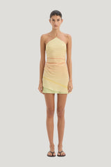 Calypso Layered Mini Dress — model front