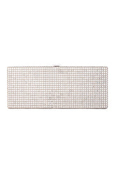Cassie In Silver Crystal And Beige Suede — packshot
