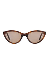 Cateye sunglasses dark havana — packshot