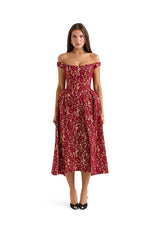 Charming Lace Midi Dress