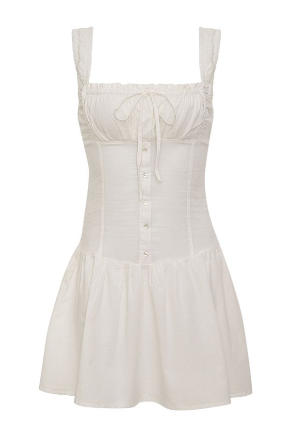Christa Ruffle Mini Dress — packshot