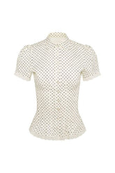 Cinched Button Up Top — packshot