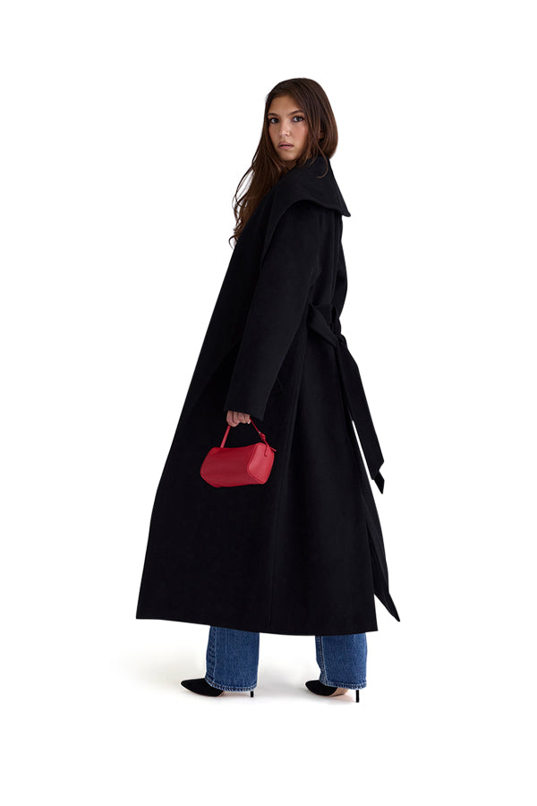 Cocoon Collar Coat