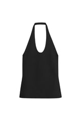Compact knit halter top — packshot